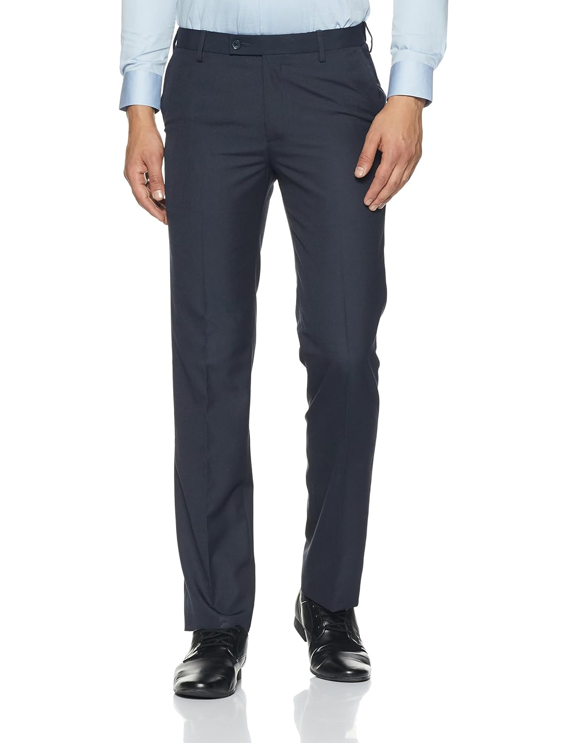 arrow men's pleat-front formal trousers