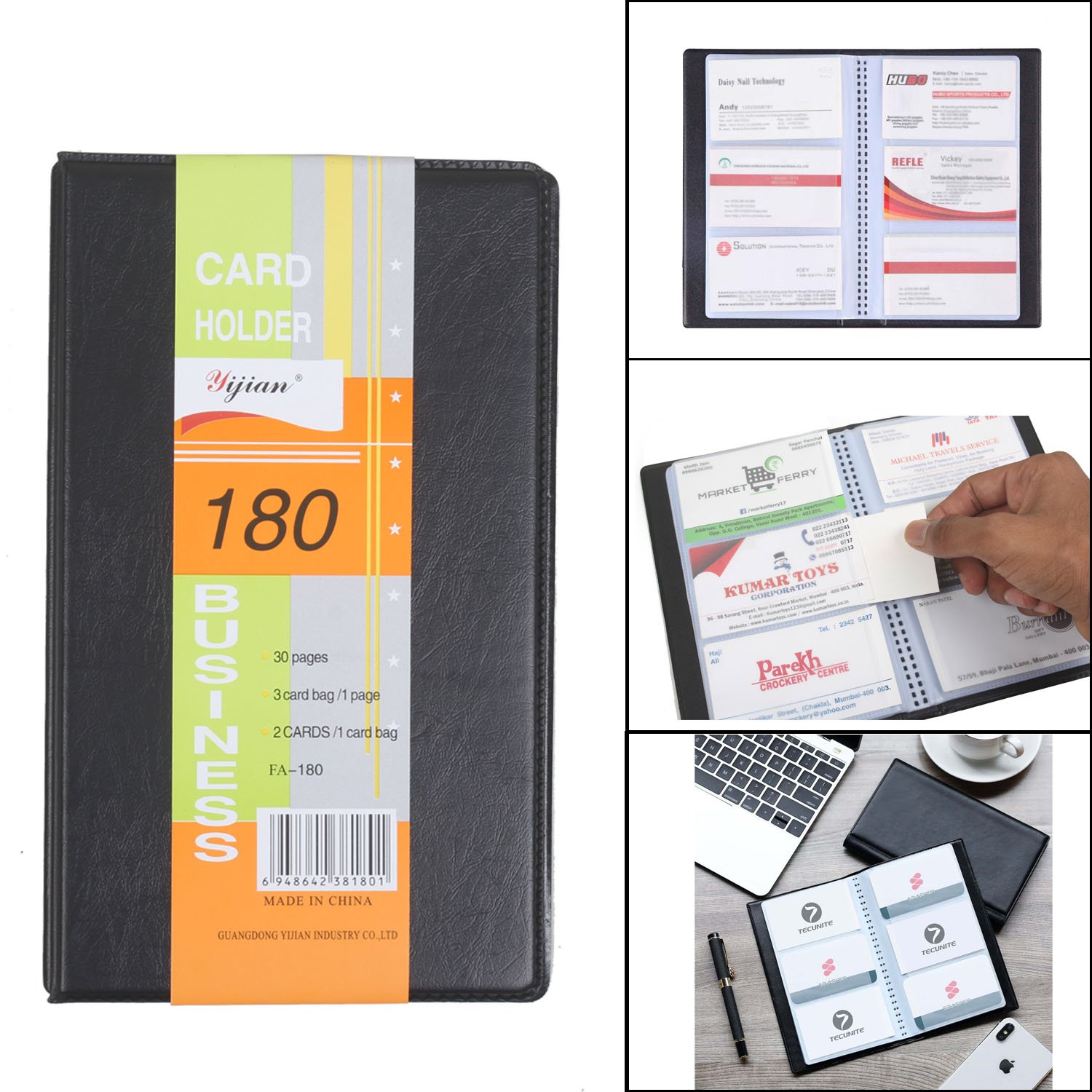 TREELY Multipurpose Professional Business Card Book, Card Holder