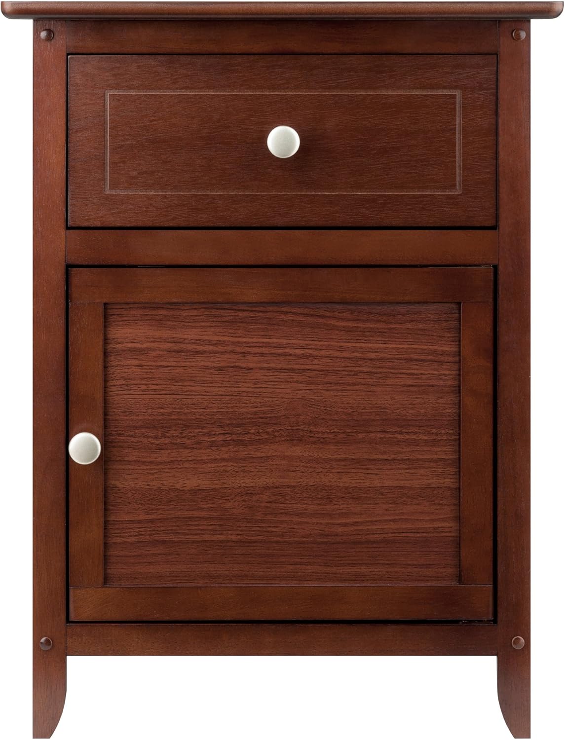 Winsome Wood Eugene Accent Table, Walnut: Furniture & Decor
