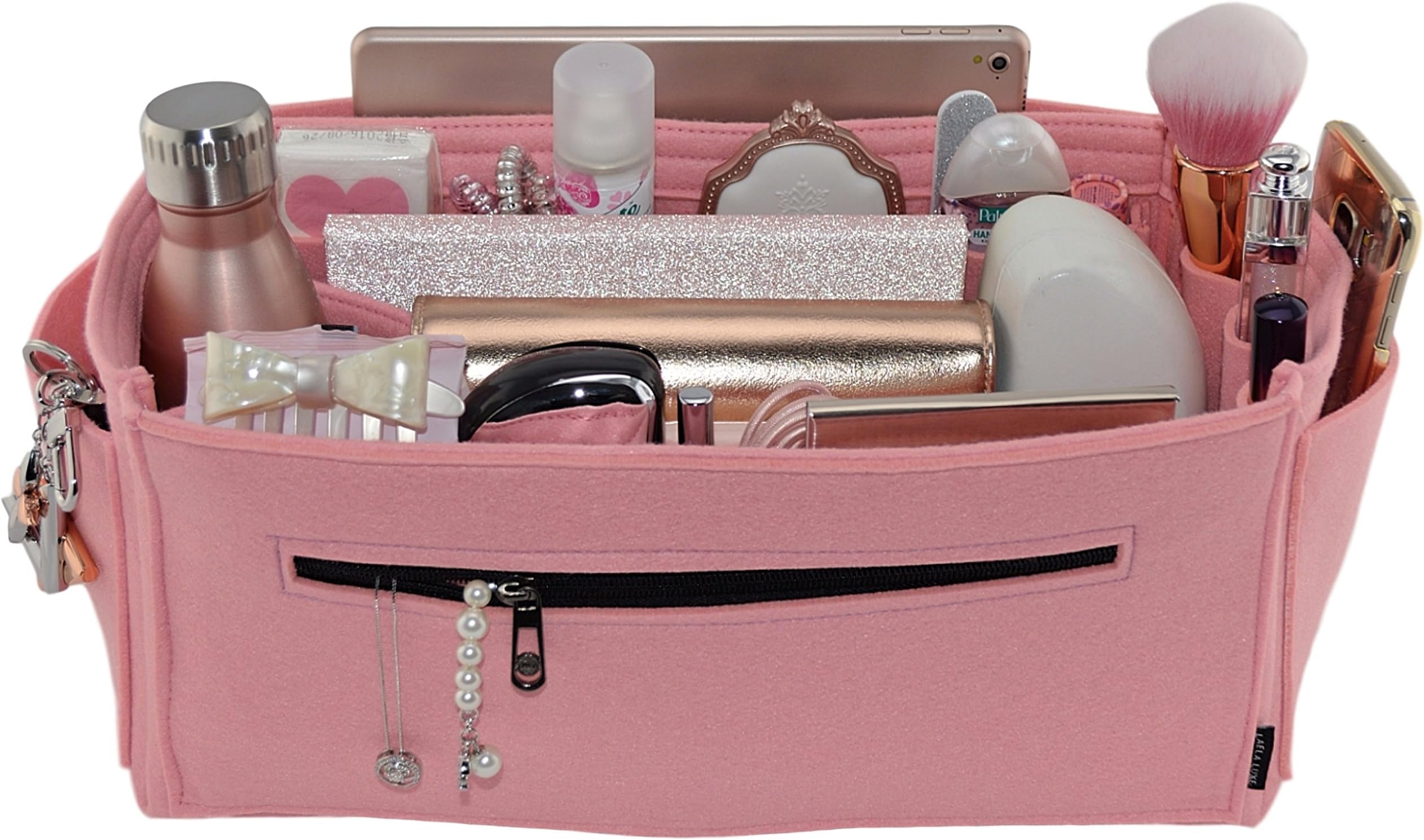 Laela Luxe Felt Purse Handbag Insert Organizer Shaper - Fits LV Neverfull GM