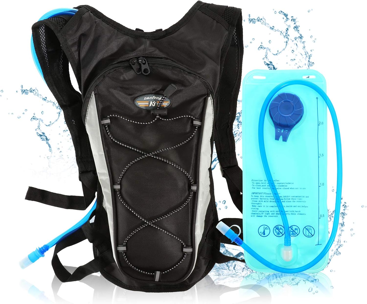 Dyna-Living Hydration Pack, Hydration Backpack with 2L Hydration Water ...