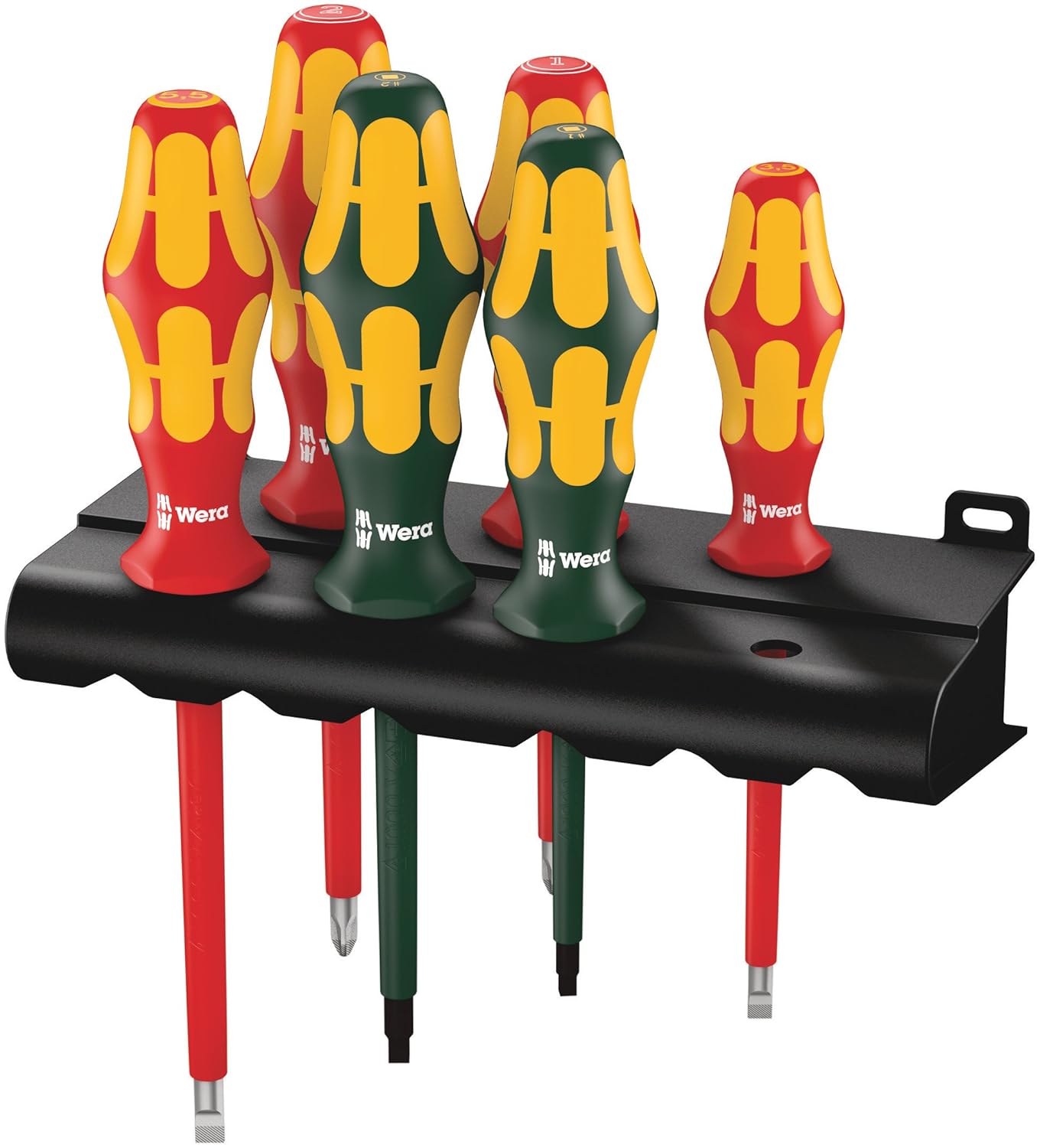 Wera Kraftform Plus 160i/168i/6 Insulated Professional Screwdriver Set, 6-Piece