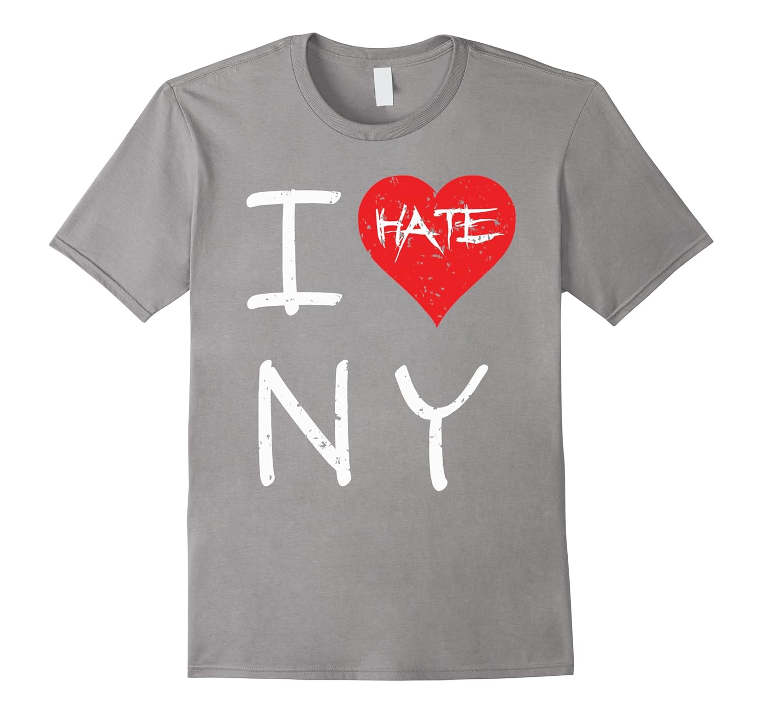 I Love and Hate New York City Red Heart T-Shirt Tee-ANZ