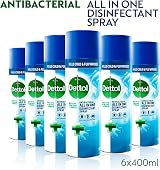 Dettol All-in-One Disinfectant Spray Crisp Linen 400 ml Pack of 6 view 8