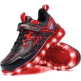 YUNICUS Kids Light Up Shoes for Boys Girls Toddler Sneakers USB Rechargeable Best Gift for Birthday Halloween Christmas