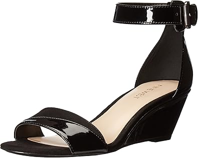 nine west black wedges