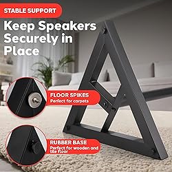 Pyle Speaker Stand Pair of Sound - Play 1 and 3