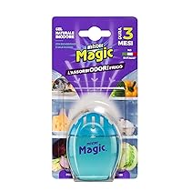 Mister Magic Assorbiodori Frigo , Gel Naturale Inodore con Bicarbonato e Sale Marino, Elimina i cattivi Odori di Cibo, Dura fino a 3 mesi, Accessori Cucina (Confezione da 1 Unità)