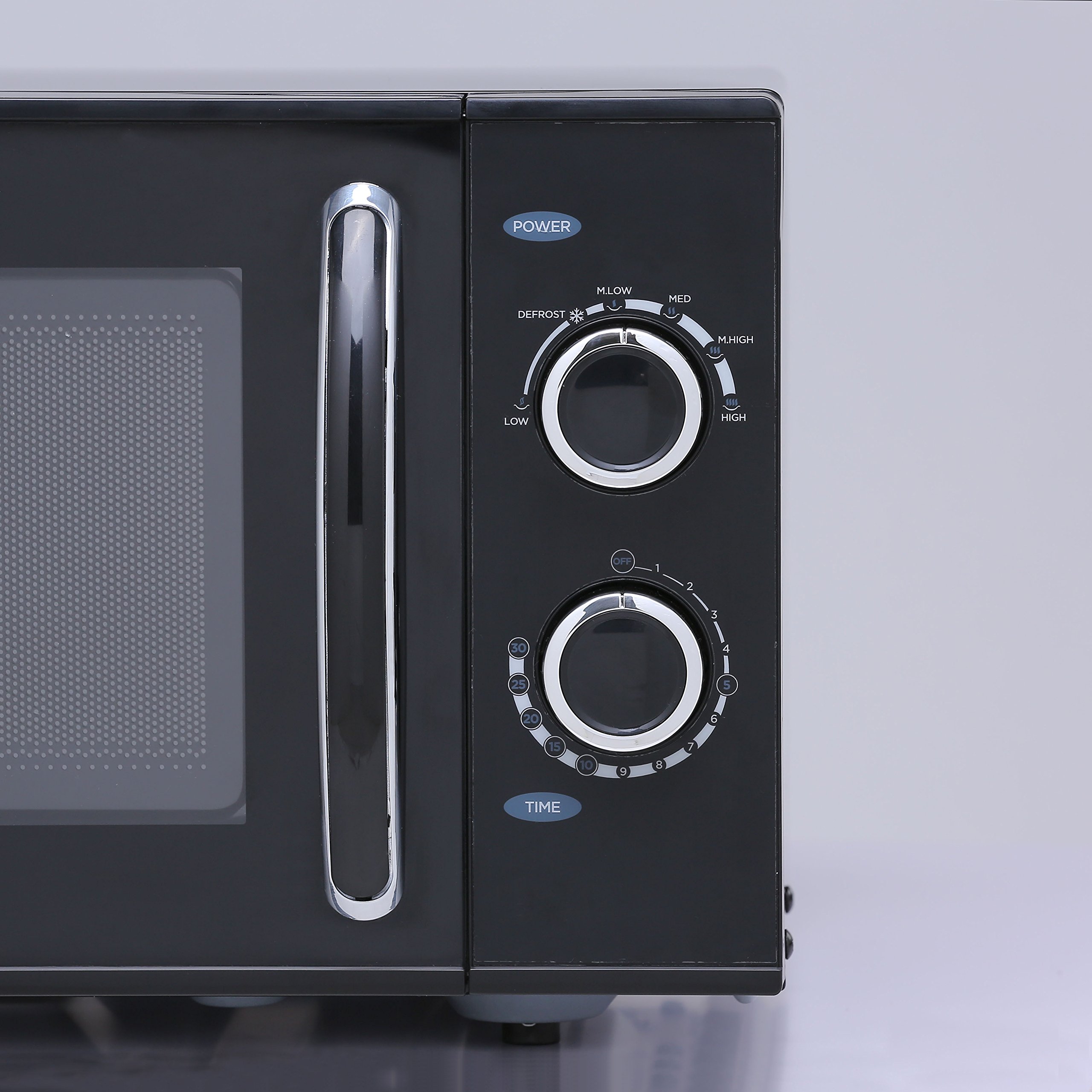 Counter Top Rotary Microwave Oven 0.9 Cubic Feet, 900 Watt, Black
