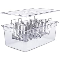 VÄESKE Contenant Avec Couvercle Pour Cuisson Sous Vide | Compatible Avec La Plupart Des Cuiseurs Sous Vide (24,6 Litres, Avec Grille