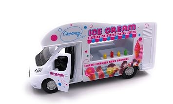 H Customs Eis Wagen Ice Cream Eismann Wohnwagen Modellauto Auto