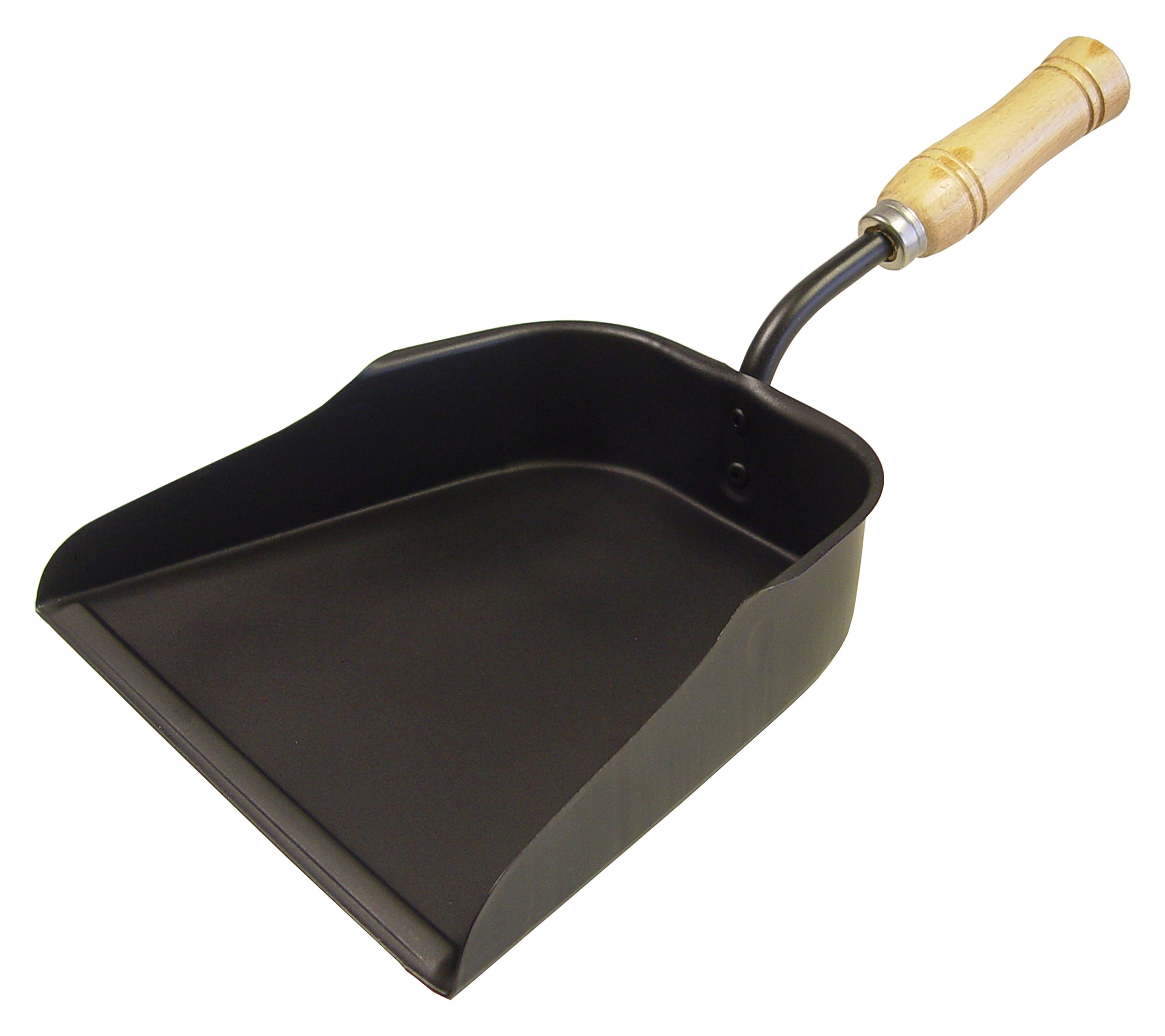 IMEX EL ZORRO 71302 – Metal Dustpan with Wooden Handle 24 x 23 cm