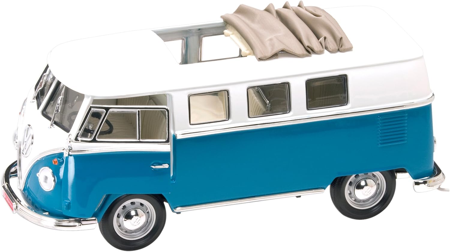 LUCKY Ráplica Die-Cast 1:18 1962 Volkwagen Midrobus, Modelo de vehículo de Techo Solar