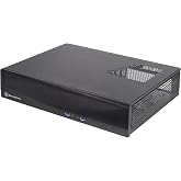 Silverstone Technology ML03B Milo Series Aluminum/Steel Micro-ATX Media Center/HTPC Case, Black ML03B-x