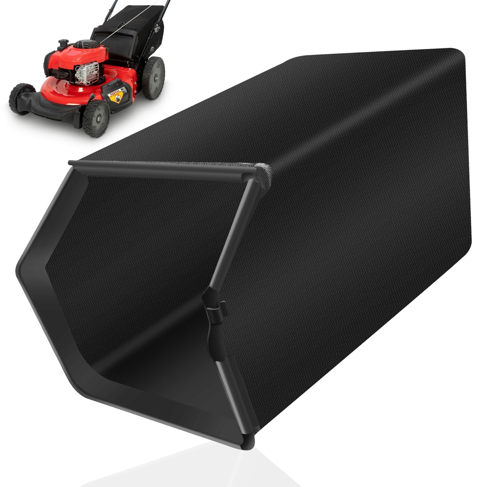 Photo 1 of XINKE 664P05321A 21" Grassbag Black Std Mesh Compatible with MTD Craftsman M110 M210 M205 M220 M105 M100 Replaces 664P05321 664-05321A 664-05321, (Only The Bag, Frame not Included)