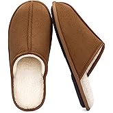 RockDove Men's Drift Micro-Suede Anti-Slip Scuff Slipper | Indoor/Outdoor Sole, Memory Foam, Machine Washable, Comfortable, Stylish, Skin-Friendly, Gift-Ready, Warm, Lightweight