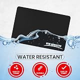 New Horrizon Gaming Mouse Pad 290x210x5mm Non-Slip Black Desk Mat view 4