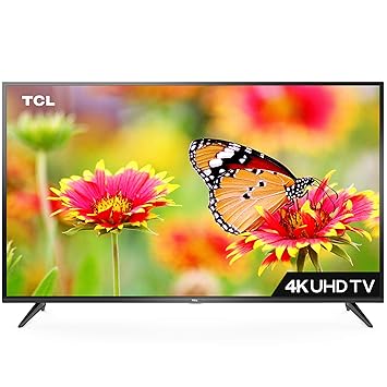 TCL 107.88 cm (43 inches) 4K UHD Smart  LED TV 43P65US (Black)