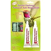 Nectar Fortress Natural Ant Repellent, Clear Gel Ant Guard, Twin Pack | Safe and natural, Multi-purpose, For hummingbird feeders, Food-based ingredients, Easy to apply, Made in USA