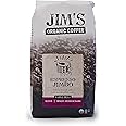 Jim’s Organic Coffee – Espresso Jimbo Blend – Medium / Dark Roast, Whole Bean, 12 oz Bag