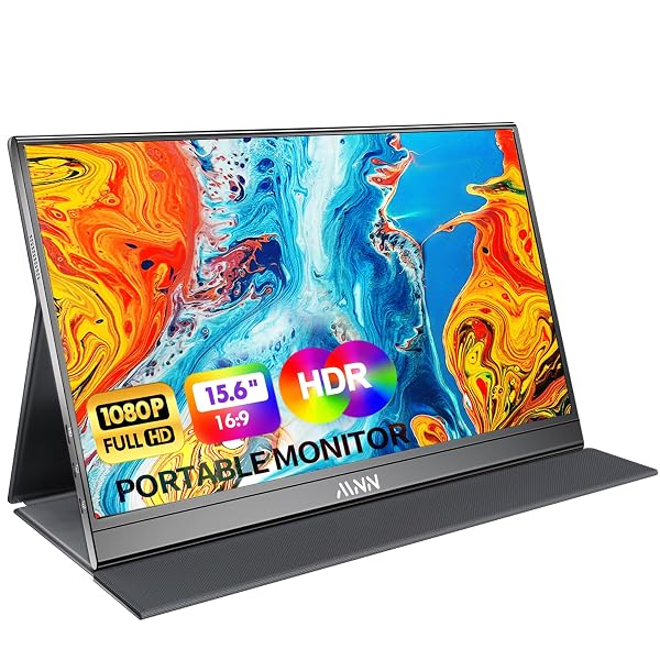 MNN PORTABLE MONITOR 15.6INCH FHD 1080P USB C...