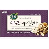 SEMPIO Lotus Root & Burdock Tea – 100% Korean Ingredients, Mild Roasting, Refreshing Herbal Blend, Sugar-Free, Caffeine-Free, Calming & Relaxing (40 Tea Bags, Pack of 1)