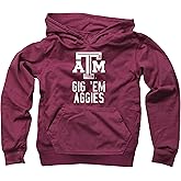 Wes and Willy Youth Boys College Team Organic Cotton Slogan Pullover Hoodie