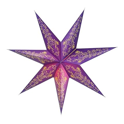 Papierstern / Weihnachtsstern Luxor / Papierstern 7 Zacken: Amazon.de
