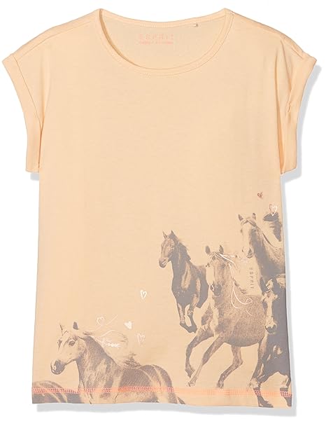 t shirt arancione bambina