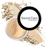 Light Concealer (20g Sifter Jar) Mineral Makeup Matte Loose Corrector Powder Bare Face Cover Up Hide Blemishes Redness Under Eyes Dark Circles Scars Baked On Full Coverage SPF 20