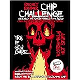 Red Hot Reaper – 1x Chip Challenge Hottest Snack Carolina Reaper & Trinidad Scorpion - Super Spicy Hot Chip
