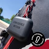 SAFEJAWZ Premium Mouthguard Case with Carabiner Clip Black view 2