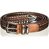 Perry Ellis Men's Portfolio Braided Leather Belt