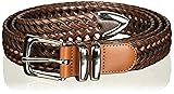 Portfolio Braided Belt With Genuine Leather