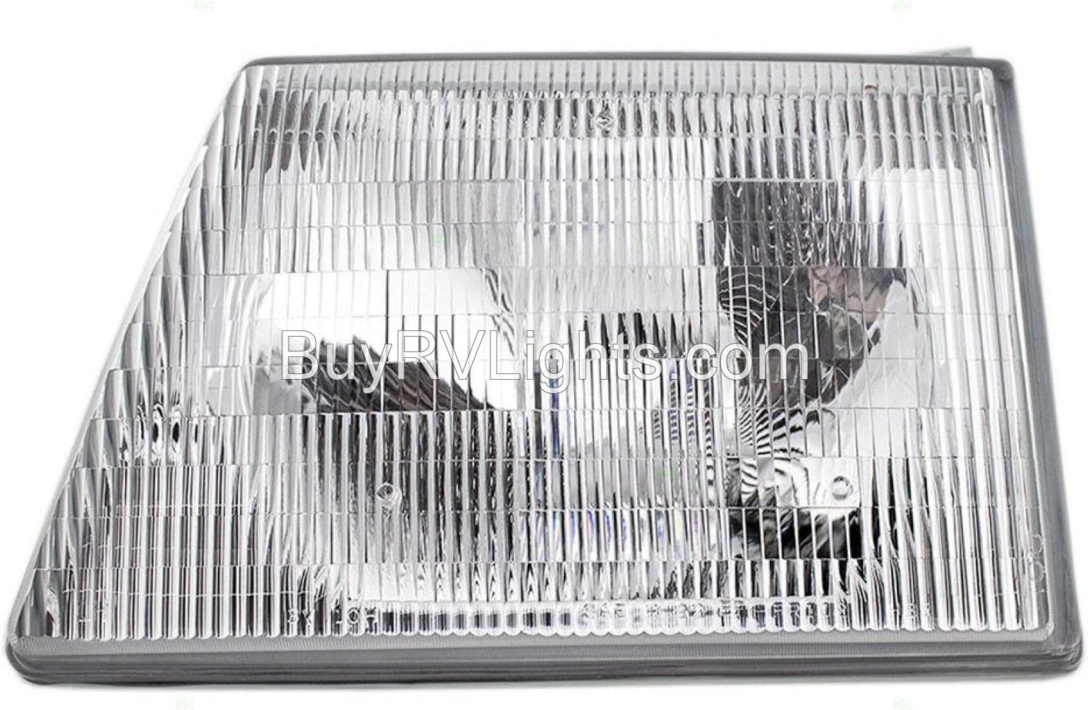 Monaco La Palma 1999-2001 RV Motorhome Left (Driver) Replacement Front Headlight with Bulbs