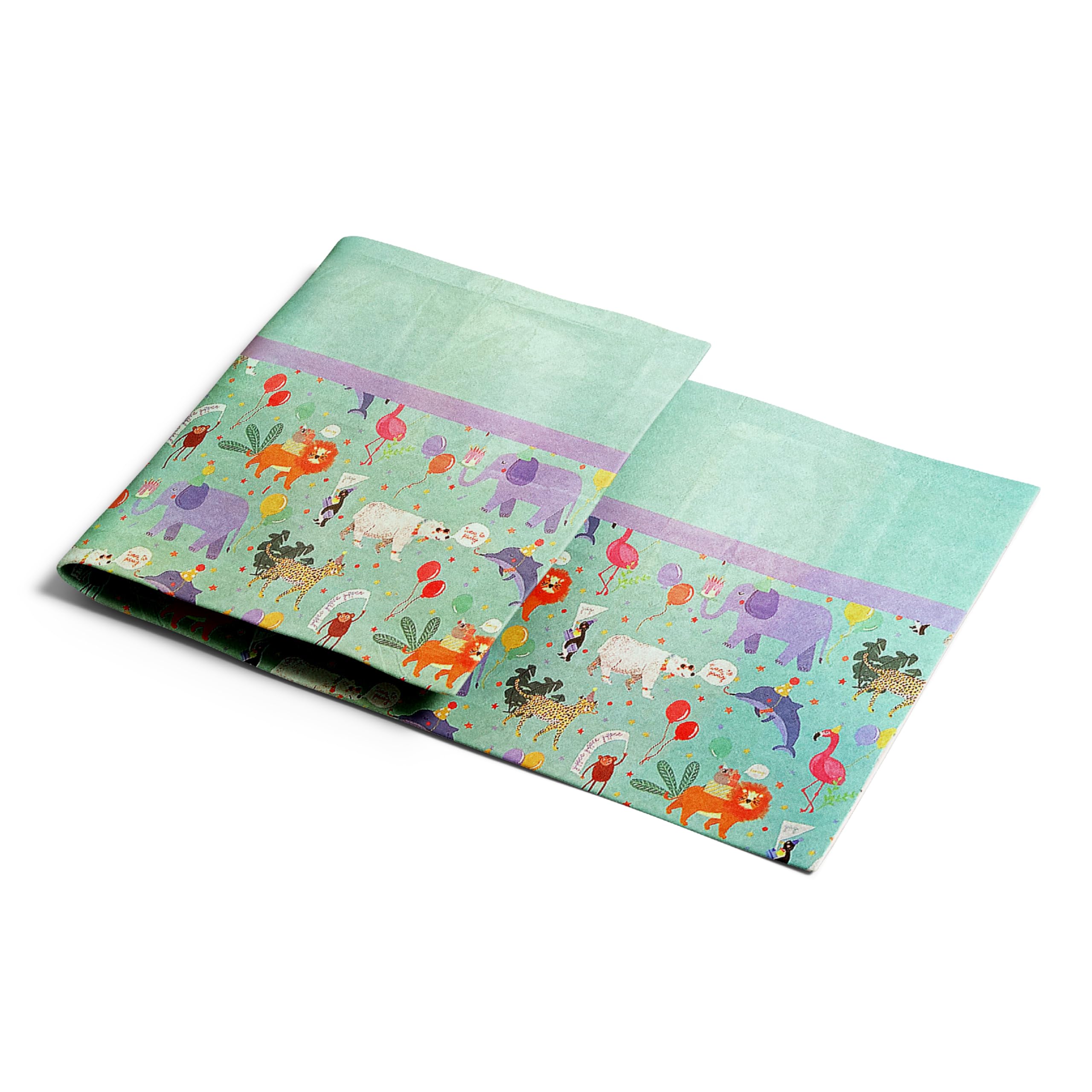 Totely Party Animals Table Cover Pack of 10-180cm Recyclable Paper Tablecloths for Parties, Events and Birthdays