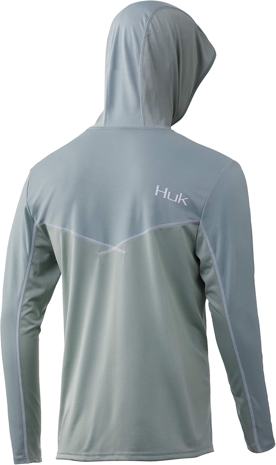 Huk Men's Icon X Hoodie | Long-Sleeve Performance Shirt with UPF 30+ Sun Protection: Clothing