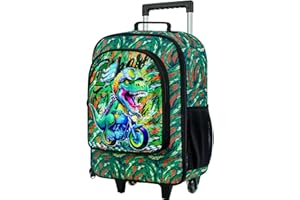 KLFVB Kids Luggage for Boys Girls, Cute Rolling Wheels Suitcase for Toddler, Children Travel Carry on Suitcase