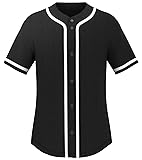 Mens Baseball Jersey Baseball Button Down Jersey