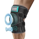 ZEAZEN Knee Brace for Men & Women – Adjustable Compression Support, Patella Tendon Stabilizer, Pain Relief for Arthritis, Meniscus Tear, Injury Recovery, Running & Workout