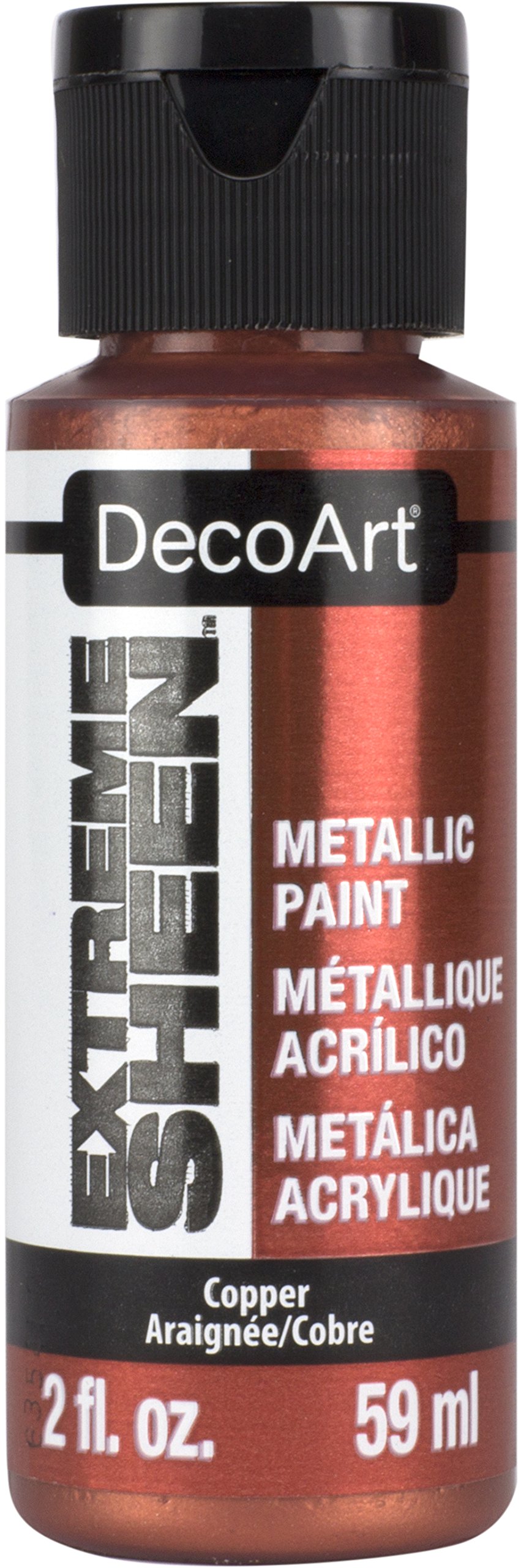 DecoArt Americana Extreme Sheen Jar of Paint, Acrylic, Copper, 3.5 x 3.5 x 10 cm