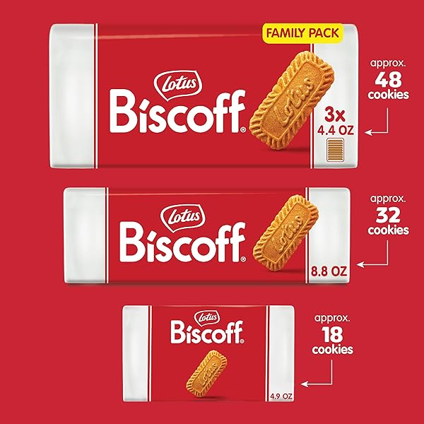 LOTUS BISCOFF COOKIES- CARAMELIZED BISCUIT COOKIES – 13.23 OUNCE – NON GMO PROJECT VERIFIED + VEGAN
