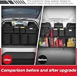 SURDOCA Hanging Trunk Organizer NEW MODEL Car Storage 6x6 Oxford 600D view 2