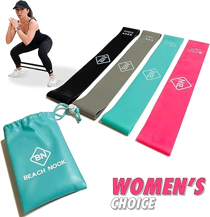 Beach Nook Premium Resistance Loop Bands Fur Beine Und Pos 4er