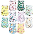 Saintrygo 10 Pcs Lovely Puppy Shirts Print Dog Clothes Breathable Pet Cartoon Dog Shirt Clothes Sweatshirt for Puppy Cat(Medium)
