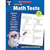 Scholastic Success with Math Tests Grade 3 Workbook