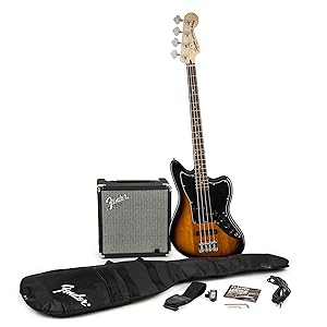 Fender Squier Jaguar Short Scale Bass Guitar Pack Review Audio Listed