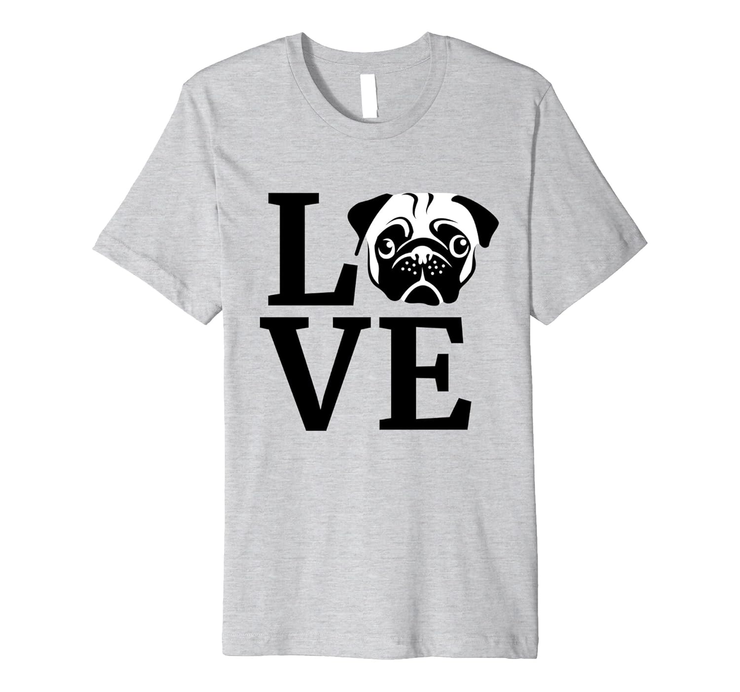 I Love My Pug T-Shirt Pug Gift for Pug Lovers Women Men Kids-anz