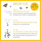 Seedball Bee Mix Wildflower Seed Bombs Pack of 3, 18 Balls UK Native view 3