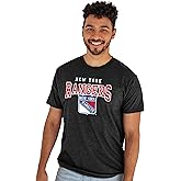 Blue 84 NHL Unisex-Adult NHL Officially Licensed T-Shirt Heathered Black